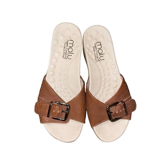 Malu Made in Brazil Wedge Sandal Size Women's 7 - Picture 8 of 8